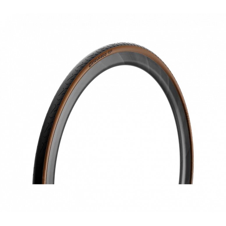 Pirelli bicycle tyre on a rim