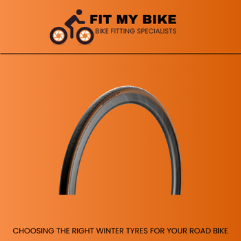 Choosing the Right Winter Tyres for Your Road Bike. A picture of a tyre.