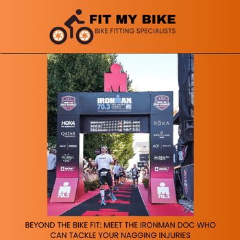 Ironman athlete crossing the finish line